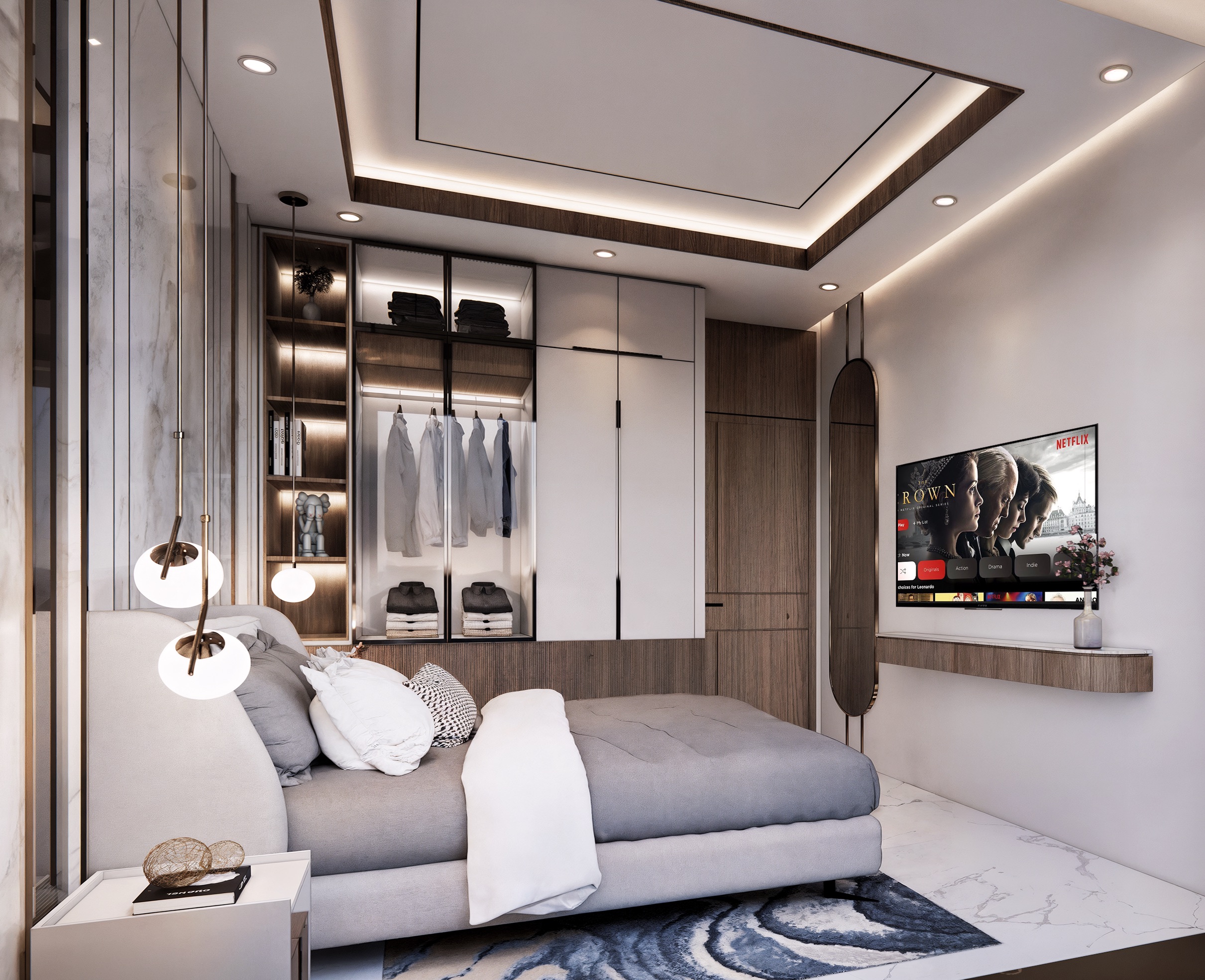 V Residence location